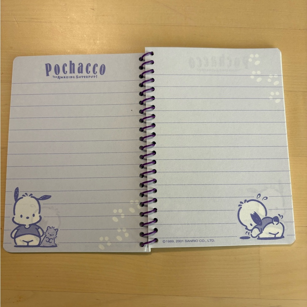 Vintage 2001 Pochacco Spiral Notebook - Picture 4 of 5